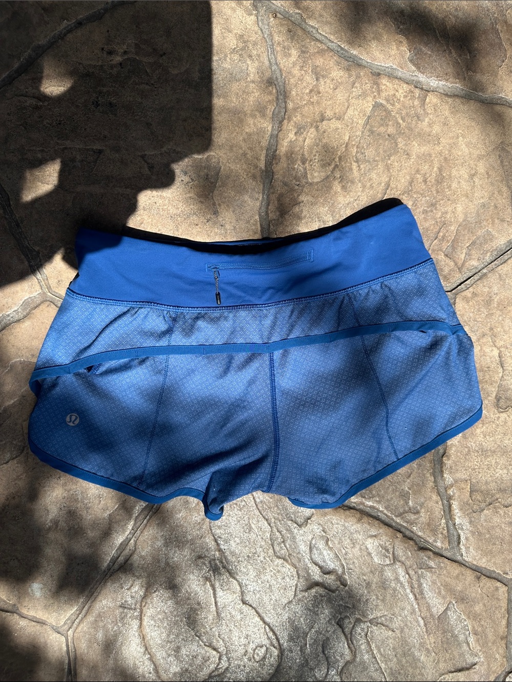 lululemon athletica Royal Blue Women’s Athletic Shorts with Zip Pocket